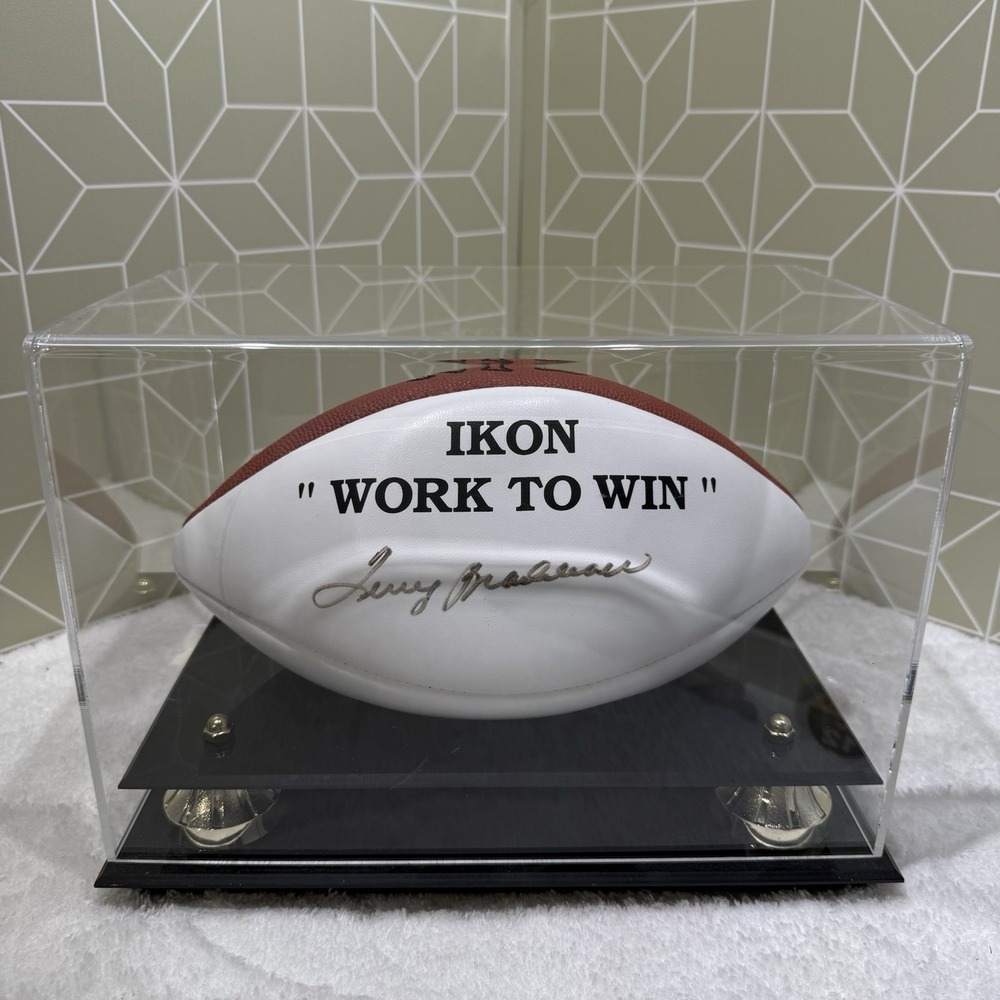 Wilson NFL Football Hand SIGNED / Autographed by NFL Legend TERRY BRADSHAW (HOF)